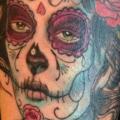 Arm Mexican Skull tattoo by Electric Ladyland