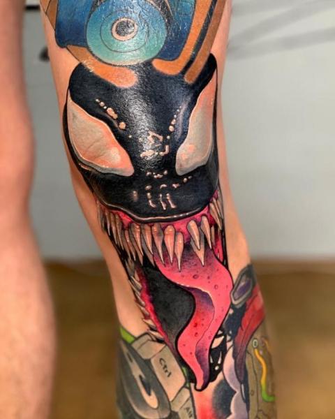 The Tattoo Shop on Twitter Obsessed with this Spiderman Vs Venom piece by  davepaulotattooartist  tattoorealistic tattoo spiderman venom  marvel colortattoo colortattoos marveltattoo spidermantattoo  venomtattoo tattooshopsupplies 