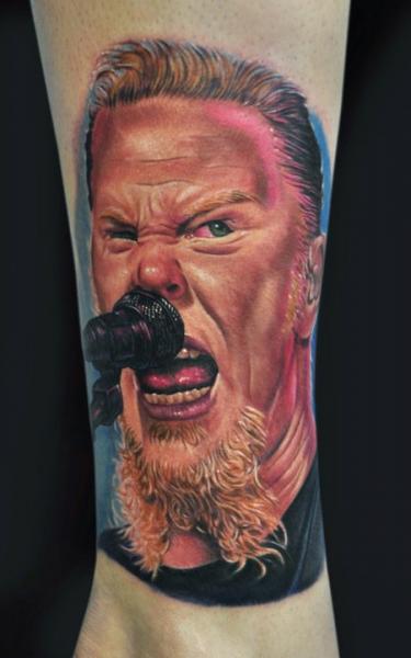 Jamess left hand  Metallica tattoo Tribute tattoos Tattoos