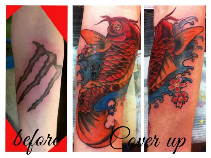 Tattoo design cover up  full arm  annahangtattoo  Flickr