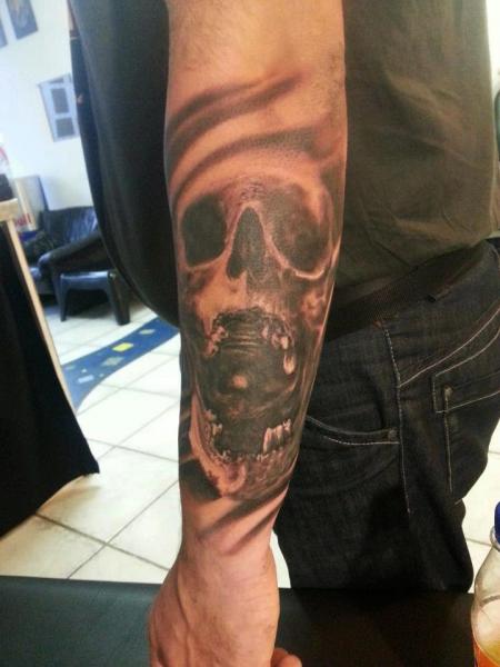Skull mandala by George Scharfenberg  TattooNOW