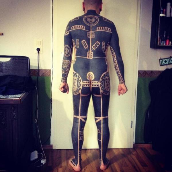 Adri072684 on X: Full body suit tattoo work by Gerhard Wiesbeck
