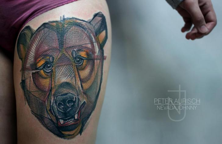 12 Realistic Looking Bear Tattoos For Leg  PetPress
