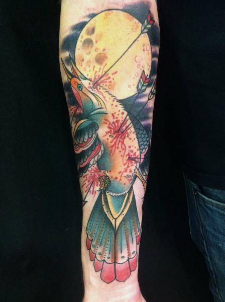 Arm Phoenix Tattoo von JH Tattoo