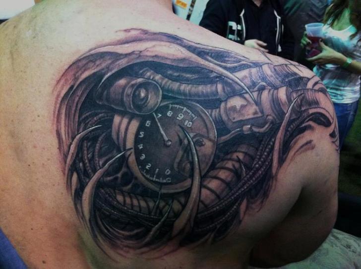 Shoulder Biomechanical tattoo at theYoucom