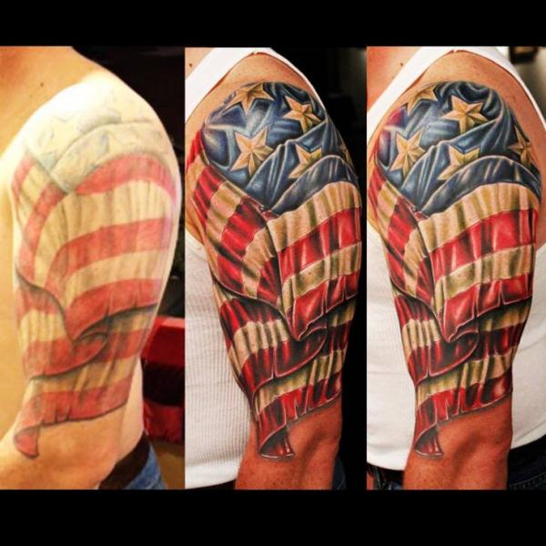 flag shoulder tattoo eagleTikTok Search