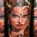 tatouage Femmes Papillon Sleeve par Reinkarnation Tattoos