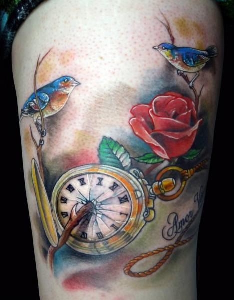 Fascinating clock tattoos and their meaning