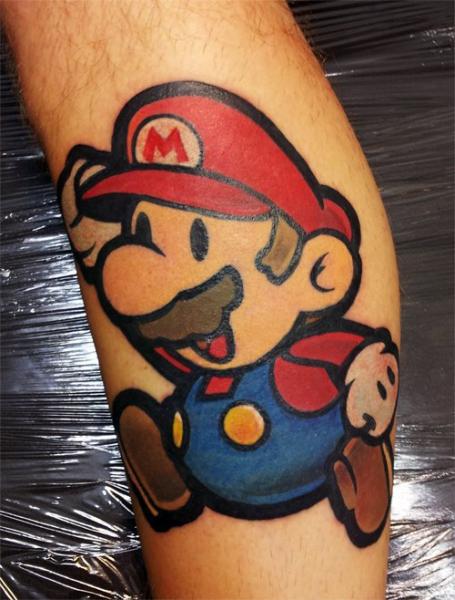 12 Awesome Super Mario Bros Tattoos  TechEBlog