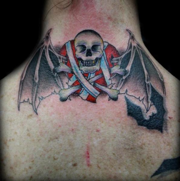 Skulled Bat Tattoo Design  Tattoo Designs Tattoo Pictures