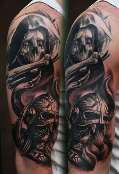 Fantasy and realism in tattoo works by Boris  iNKPPL