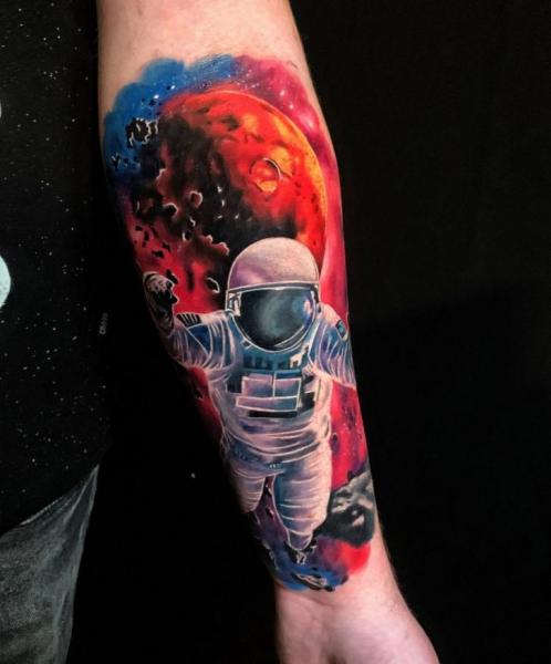 30 Out of this World Astronaut Tattoo Ideas for Men  Women in 2023