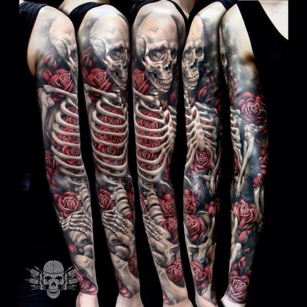 20 skeleton rib cage tattoo designs  Skullspiration