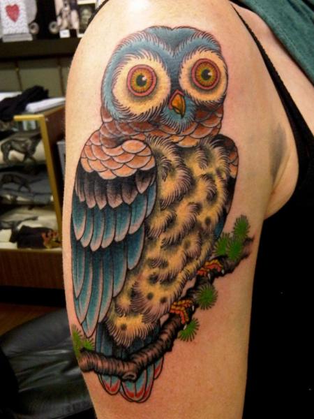 77 Best Owl Tattoo On Shoulder  Tattoo Designs  TattoosBagcom
