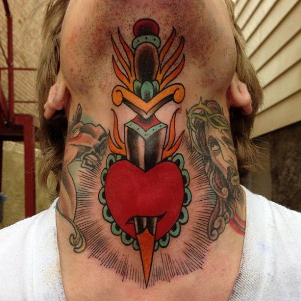 10 Best Broken Heart Tattoo On Neck IdeasCollected By Daily Hind News   Daily Hind News