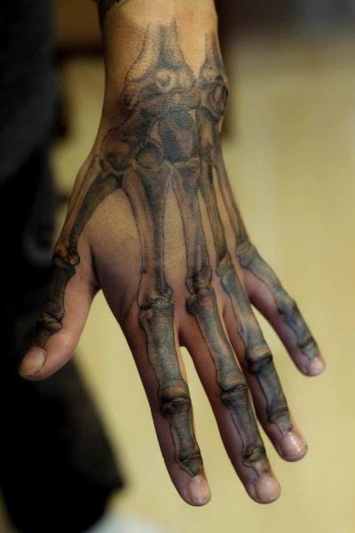 arm bone tattoo
